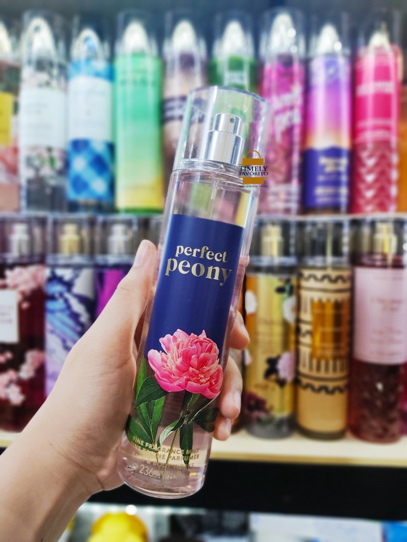 BBW Perfect Peony Fine Fragrance Mist 236ml Beauty Personal Care