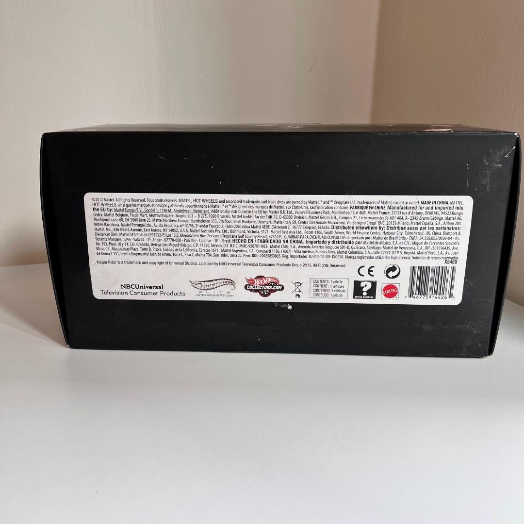 Hot Wheels Elite K I T T Knight Rider Pontiac Trans Am Model Mattel Hobbies Toys