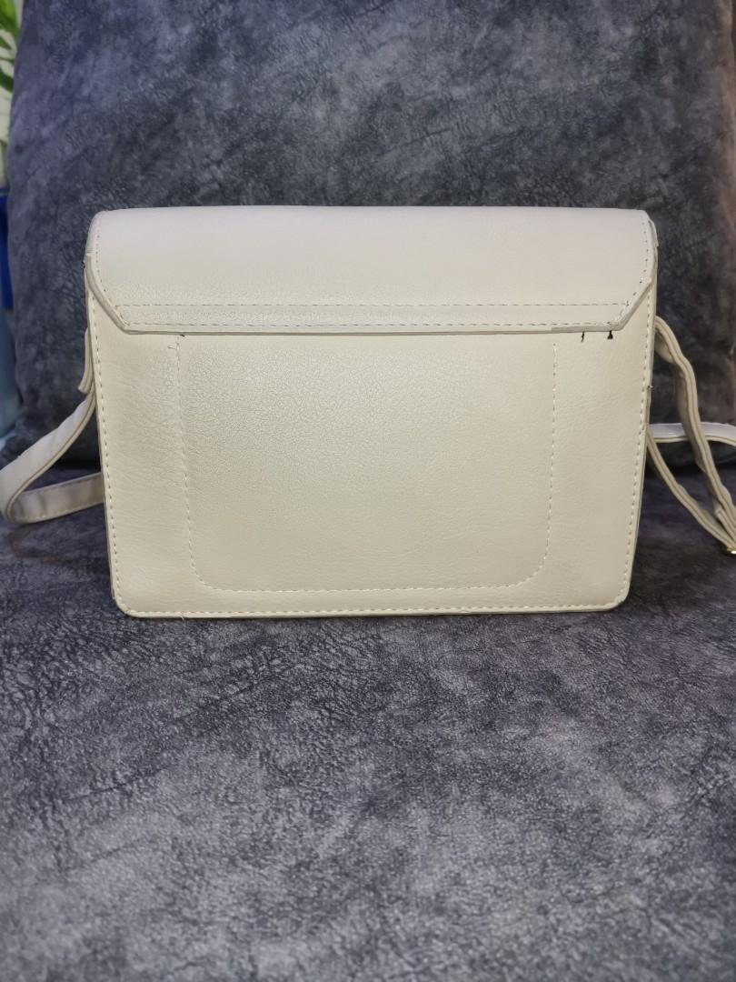 Primark Nude Pink Pearl Studded Flap Bag Women S Fashion Bags