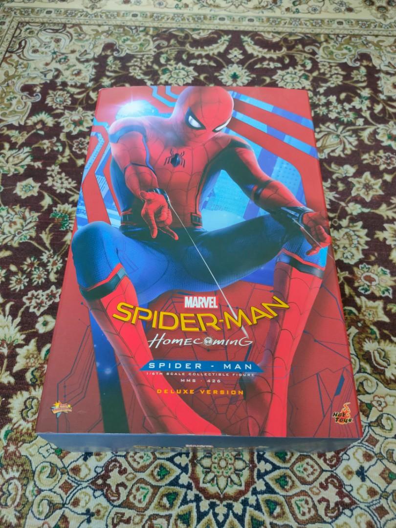 HOT TOYS SPIDER MAN HOMECOMING DELUXE VERSION BIB Hobbies Toys Toys Games On Carousell
