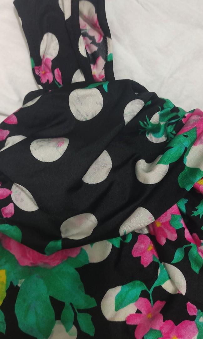 Swimsuit Baju Renang Polka Bikini Fesyen Wanita Pakaian Wanita