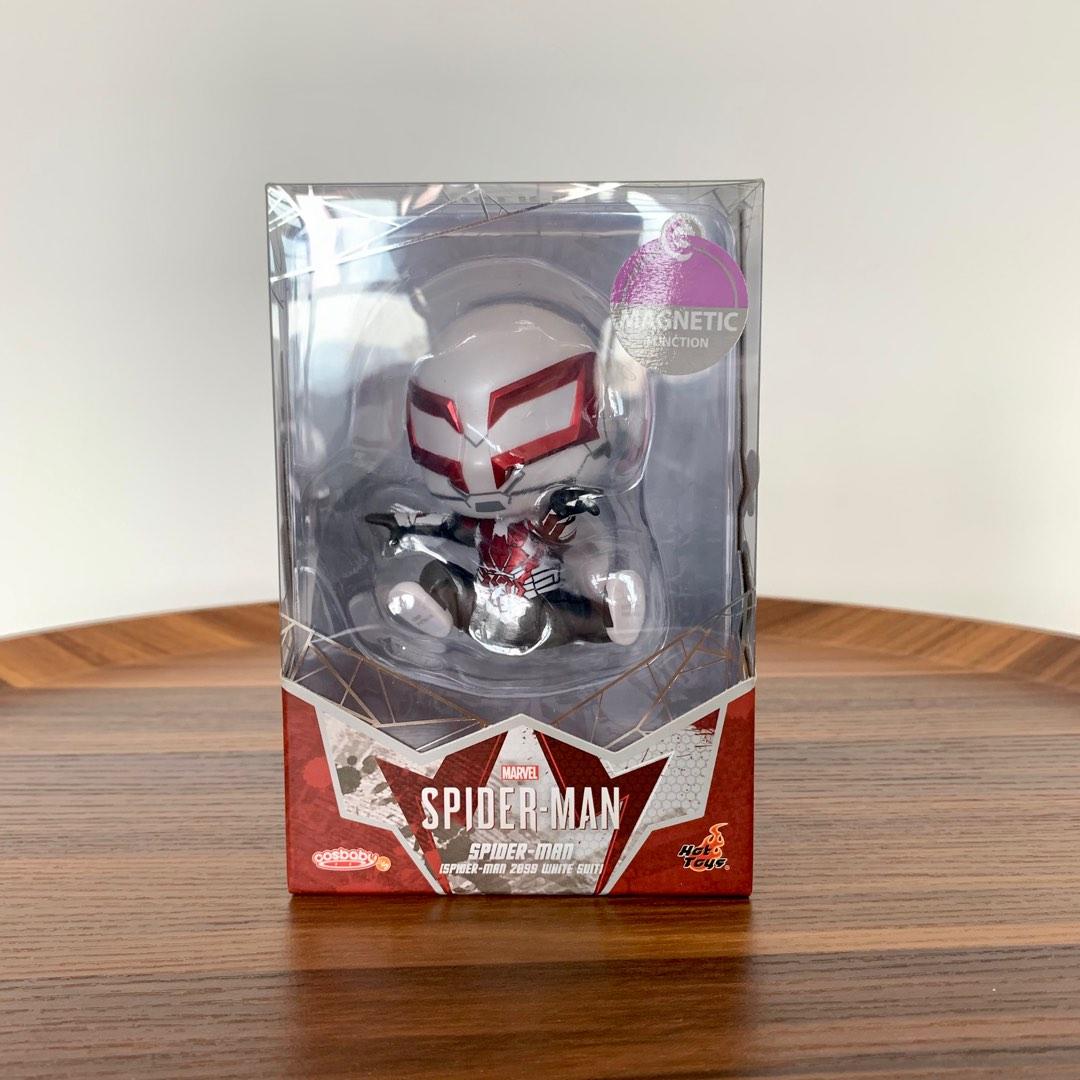 BNIB Hot Toys Spider Man 2099 White Suit CosBaby Hobbies Toys Toys Games On Carousell