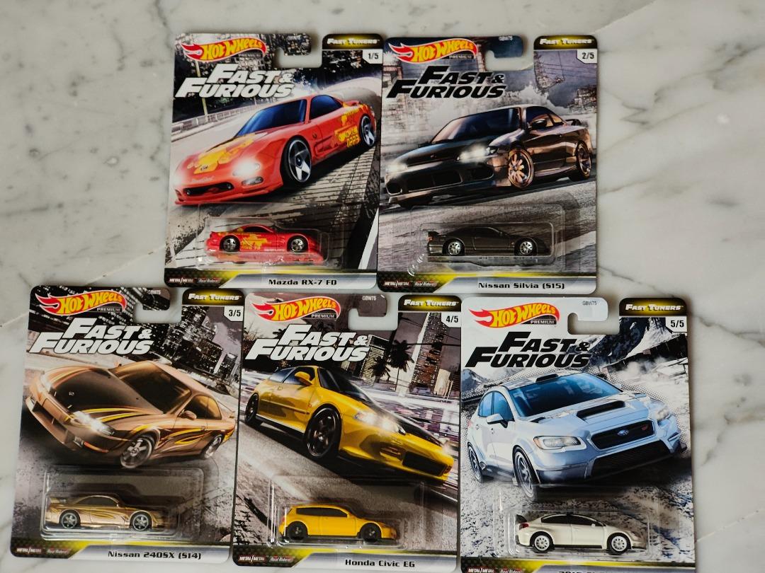 Hot Wheels Fast Furious Fast Tuners Series Full Set Lot Of Hobbies Toys Toys Games On