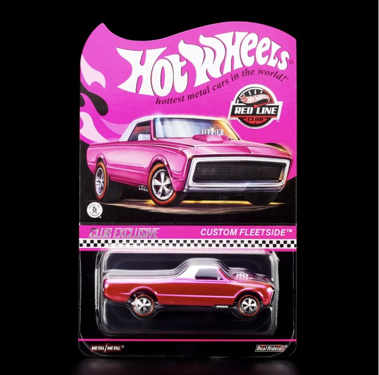 Hot Wheels RLC Custom Fleetside 2022 Pink Editions RLC Exclusive Hobbies Toys Toys Games