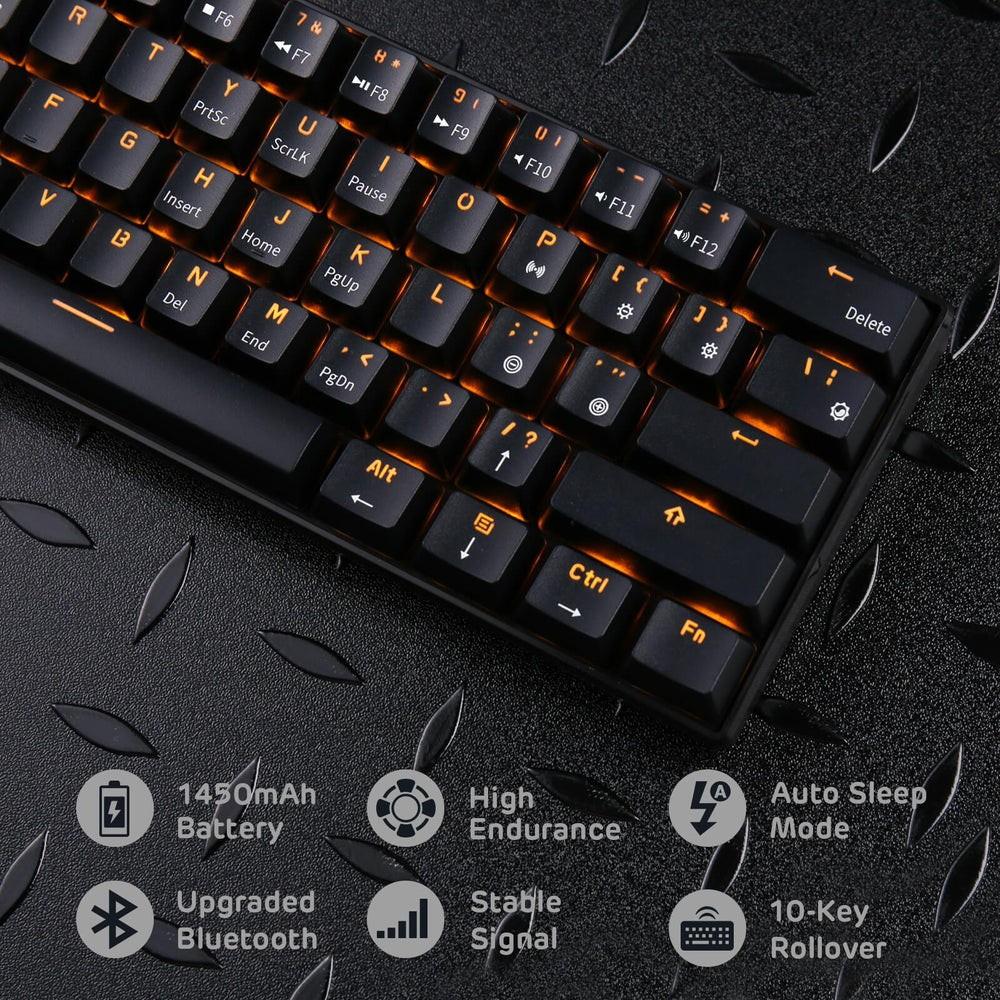 Rk Tri Mode Rgb Keys Royal Kludge Hot Swapable Mechanical Keyboard