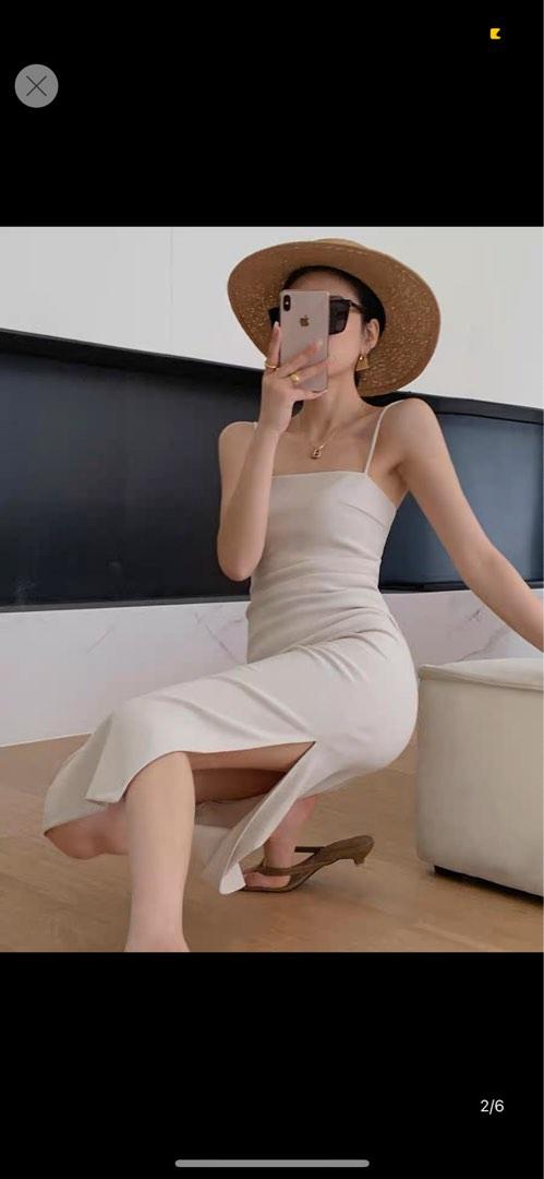 Nude Bodycon Dress Women S Fashion Dresses Sets Dresses On Carousell