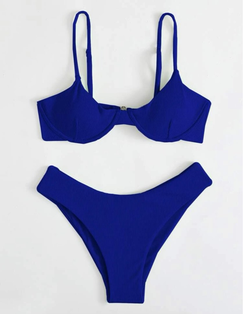 Cobalt Blue Two Piece Bikini Women S Fashion Swimwear Bikinis