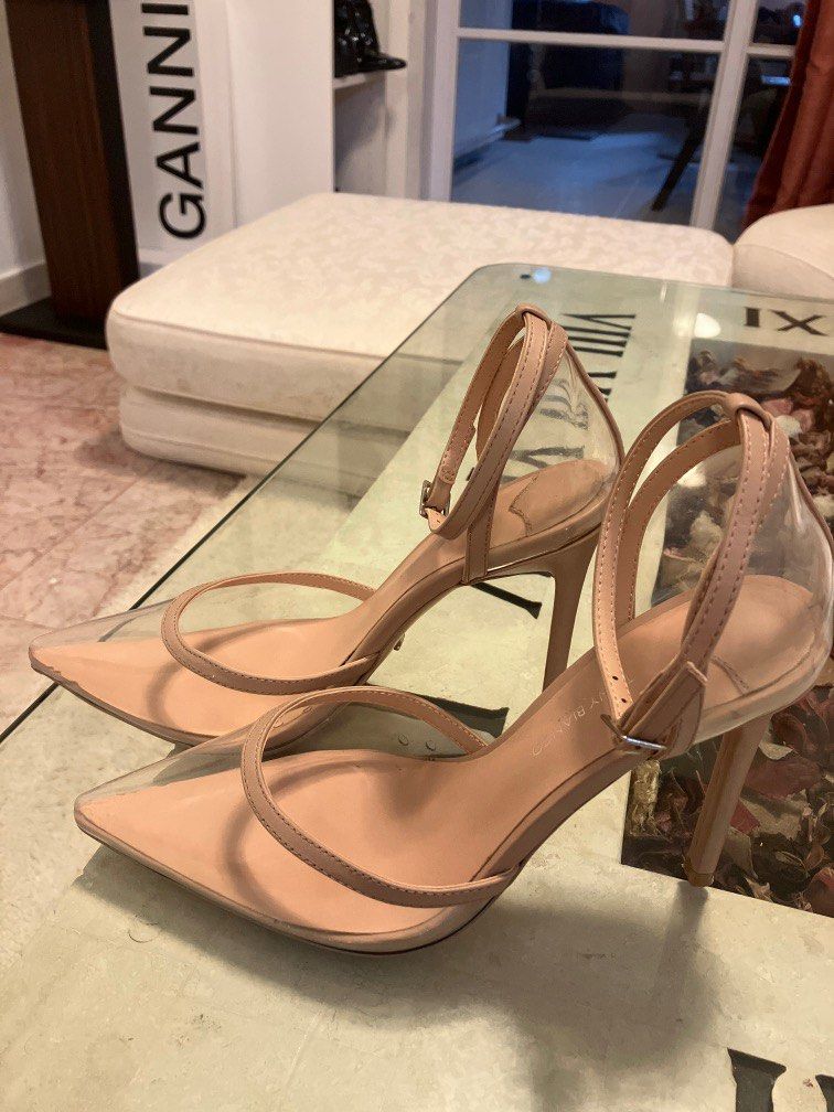 Tony Bianco Clear Nude Heels Women S Fashion Footwear Heels On Carousell