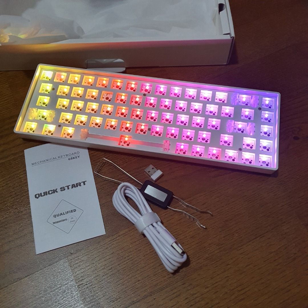 Dk Bluetooth Wireless Mechanical Keyboard Hot Swappable Rgb Diy Kit Gk Akko Keychron