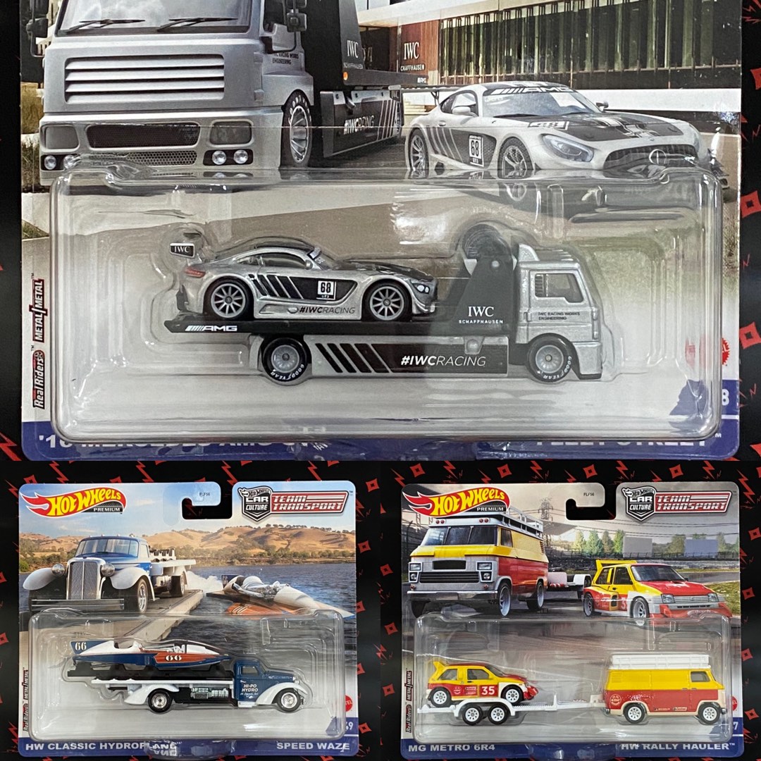 Hot Wheels Team Transport Mercedes AMG GT HW Classic Hydroplane
