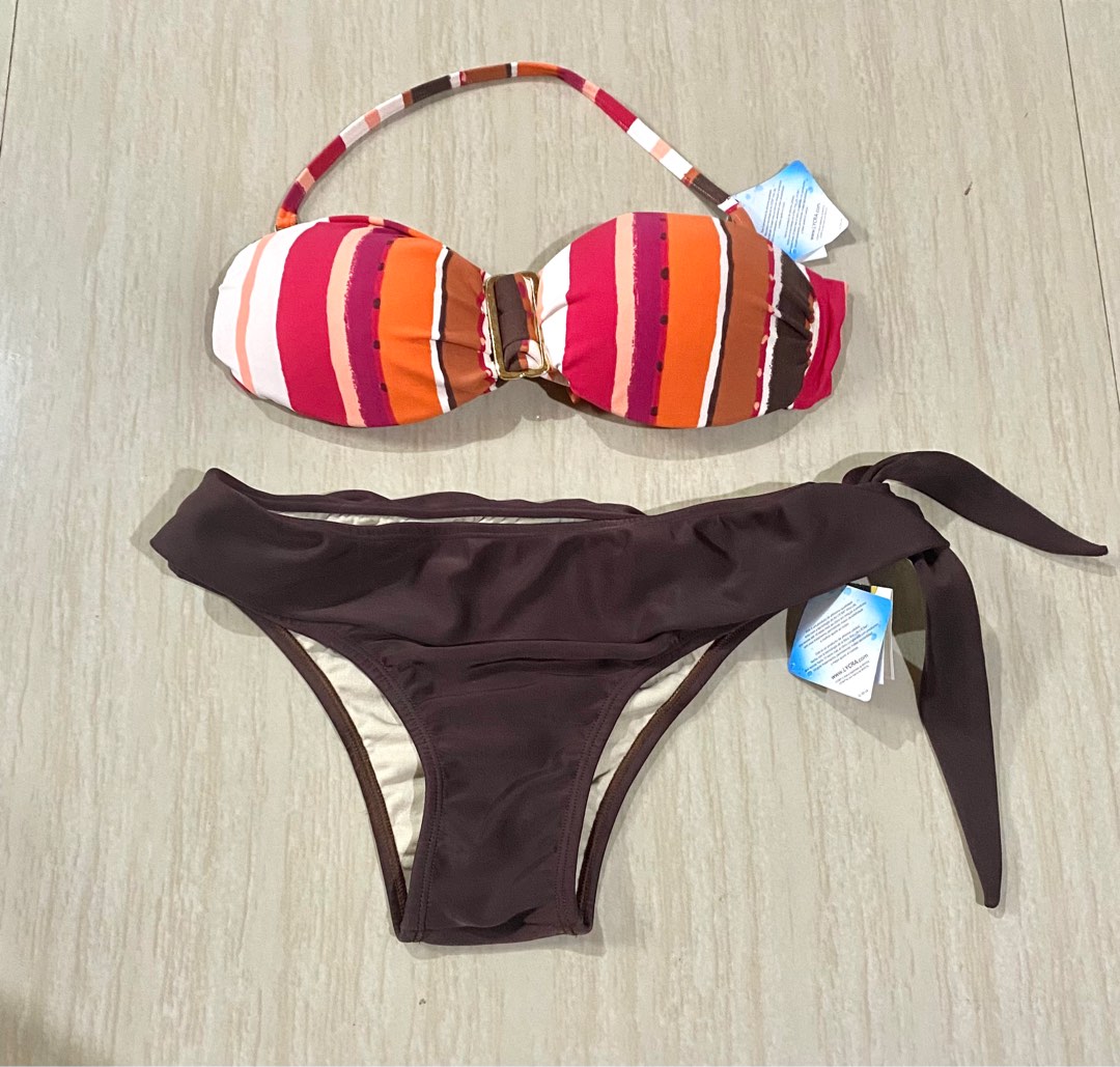 Orange Stripe Bikini Women S Fashion Swimwear Bikinis Swimsuits On