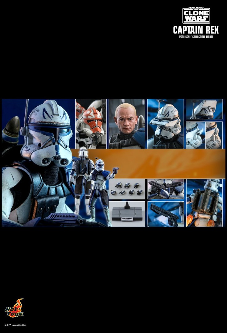 全新未開封 HOTTOYS HOT TOYS Captain Rex TMS018 Star Wars The Clone Wars 星球大戰 複製戰紀 興趣及遊戲 玩具 遊戲類