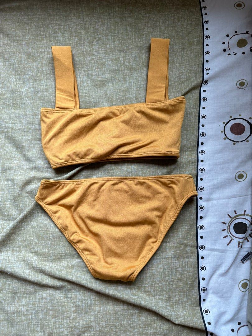 Shaka Swimwear Yellow Bikini Swimsuit Women S Fashion Swimwear