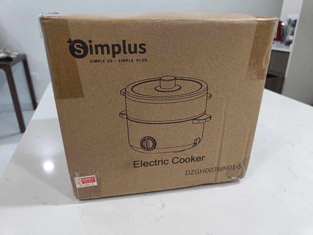 Simplus Electric Cooker Steamer Multicooker Hot Pot Frying Pan Soup Pot Multifunctional Non
