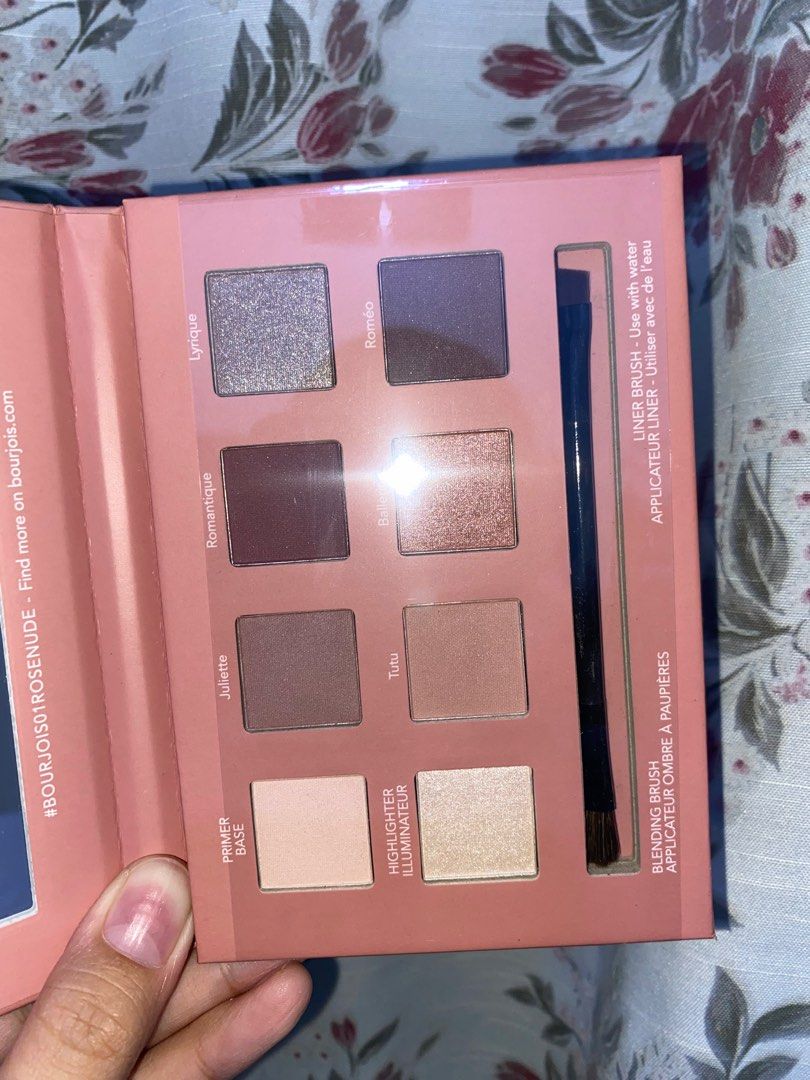 BOURJOIS PARIS 01 Rose Nude Edition 4 In 1 Eye Palette Beauty Personal Care Face Makeup On
