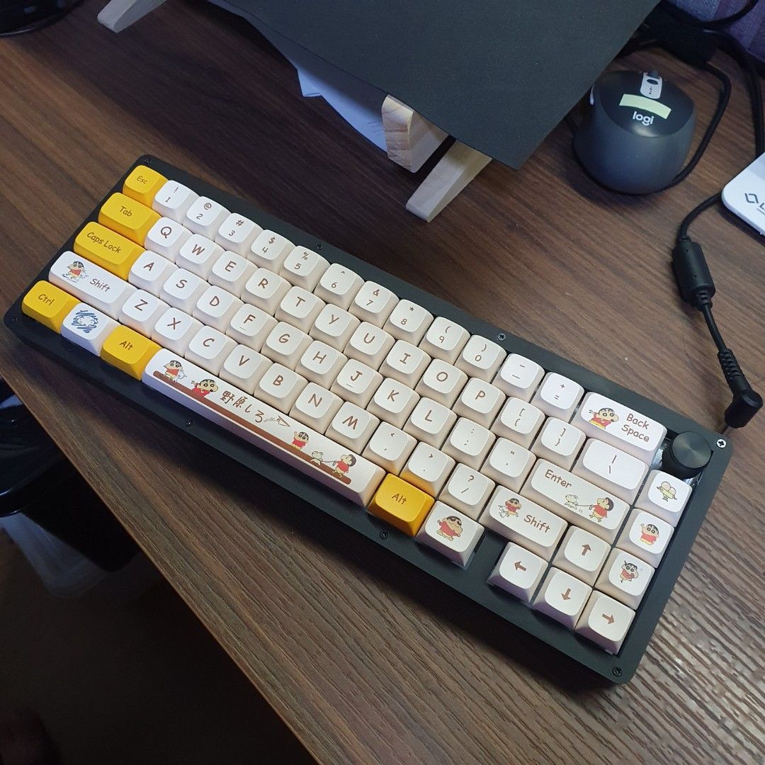 Ready Stock Mw Stacked Acrylic Customized Mechanical Keyboard Kit Rgb With Knob Hot