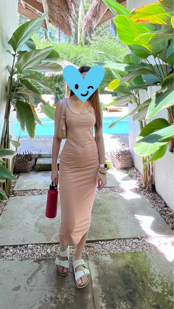 Shein Nude Bodycon Dress Women S Fashion Dresses Sets Dresses On