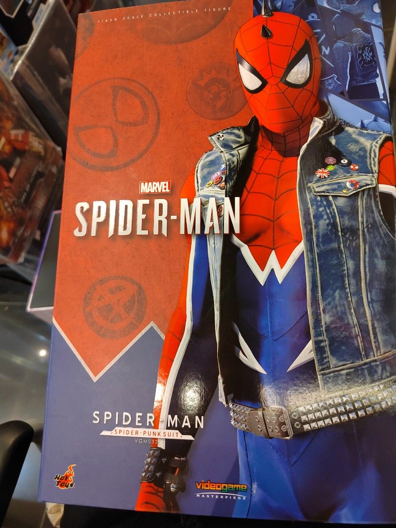 Hot Toys Vgm Spider Man Spider Man Spider Punk Suit Hobbies Toys Toys Games On