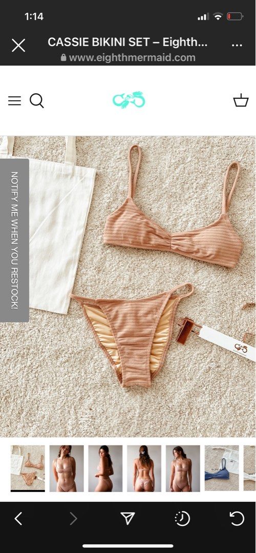 Eighthmermaid Cassie Bikini Set Women S Fashion Swimwear Bikinis