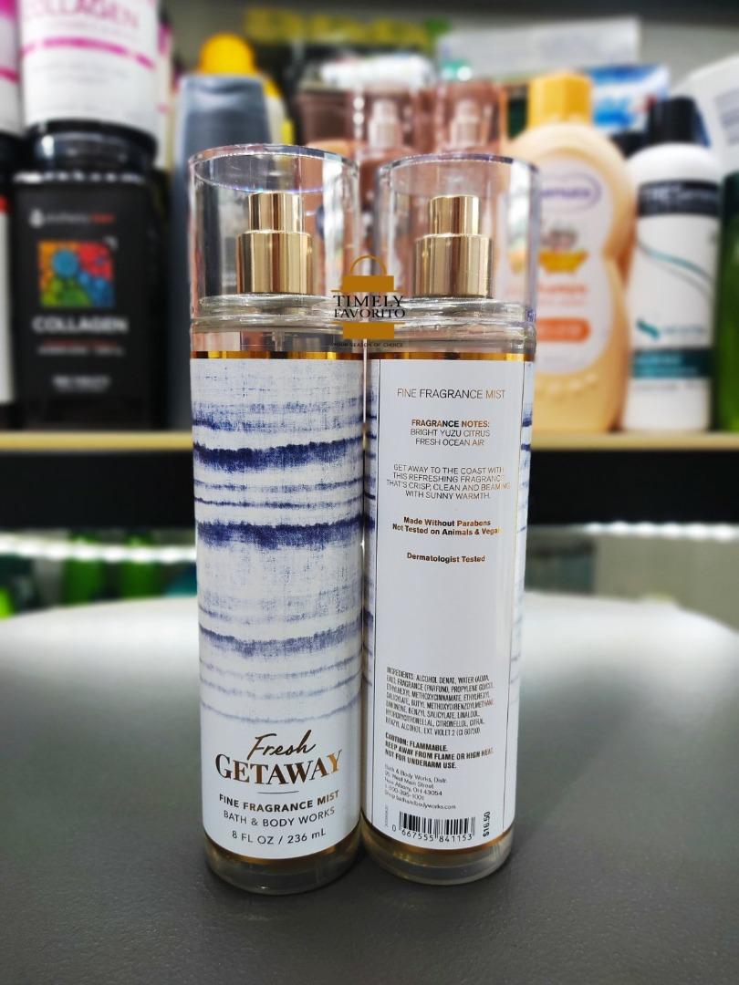 Bbw Fresh Getaway Fine Fragrance Mist Ml Beauty Personal Care