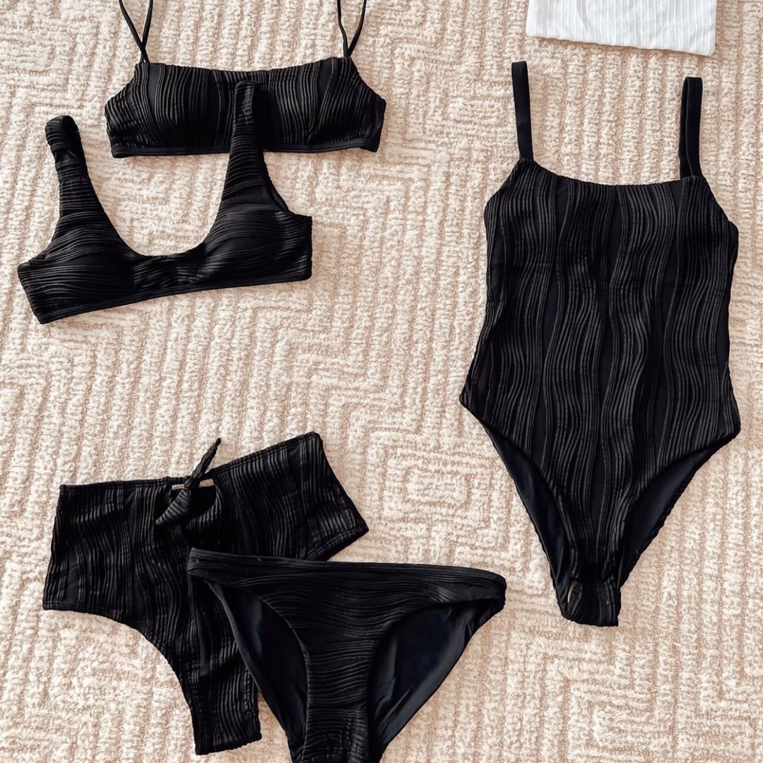 Eightmermaid Bree Bikini Set In Black Women S Fashion Swimwear