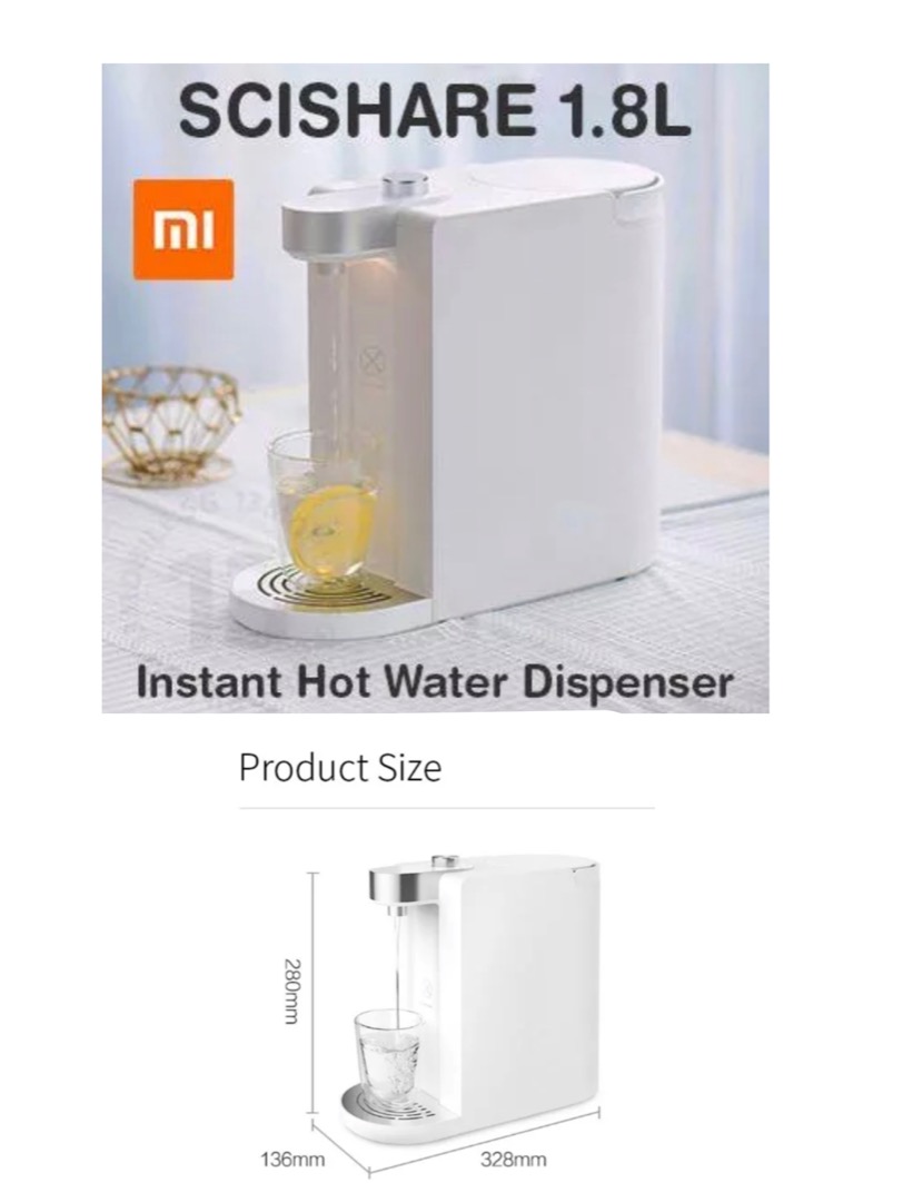 Xiaomi Scishare L Smart Instant Hot Water Dispenser Everything Else On Carousell