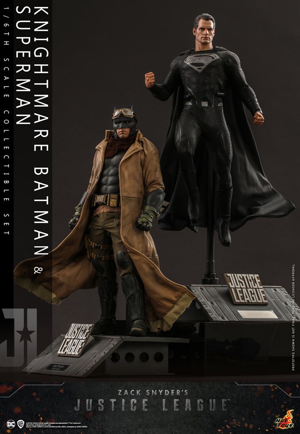 Hot Toys Tms Zack Snyder S Justice League Knightmare Batman Superman Hobbies Toys