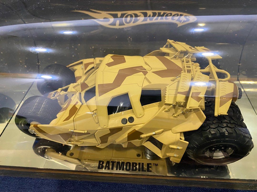 Hot Wheels Showcase Batmobile Camouflage Tumbler Batman Begins Scale Hobbies Toys