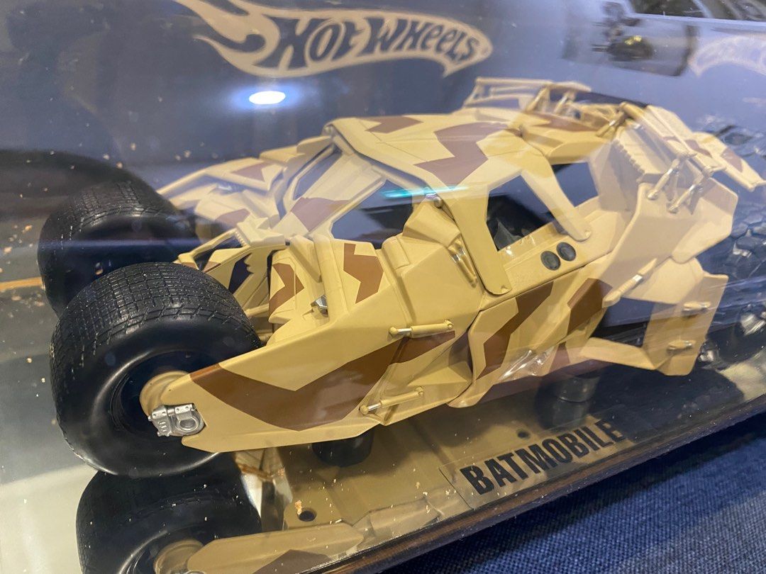 Hot Wheels Showcase Batmobile Camouflage Tumbler Batman Begins Scale Hobbies Toys