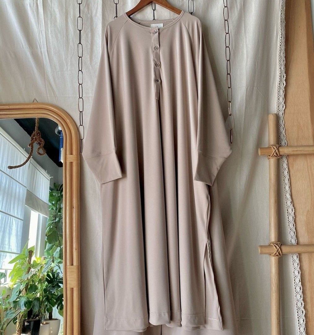 Aera Long Top In Nude Women S Fashion Muslimah Fashion Dresses On