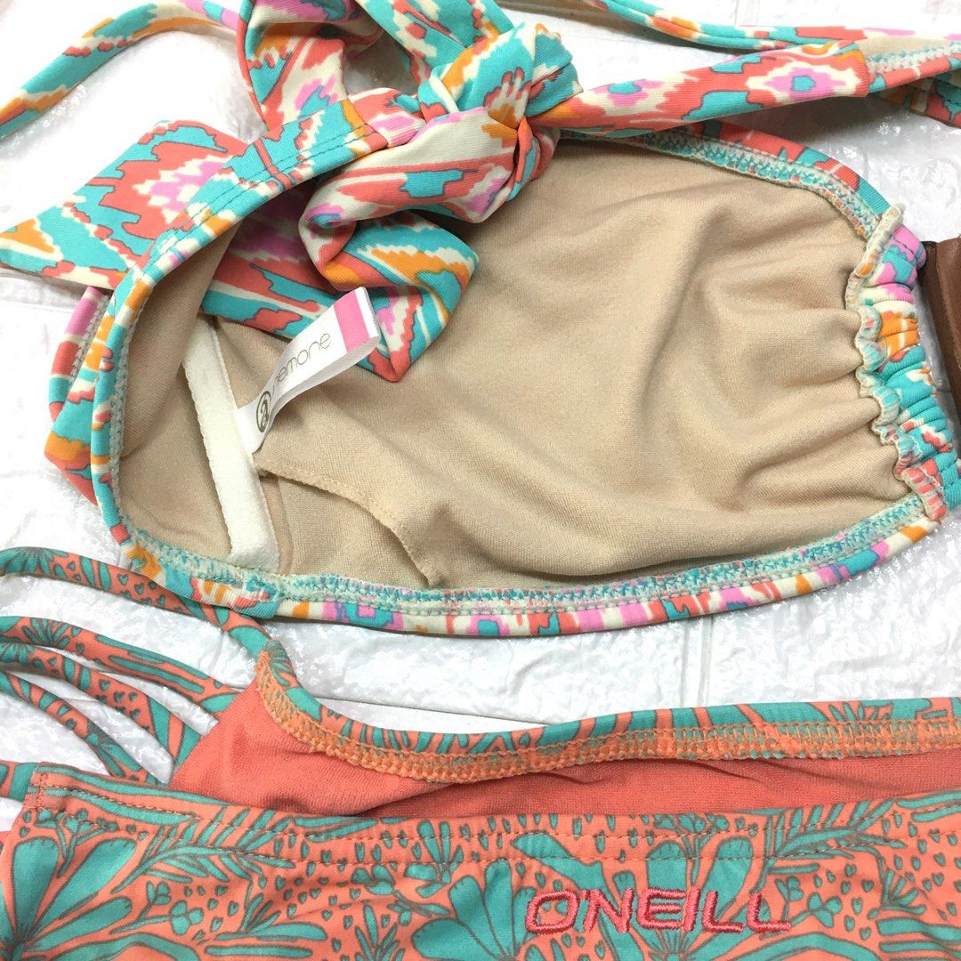 Hawaii Usa Peach Blue Bikini Set Women S Fashion Swimwear Bikinis