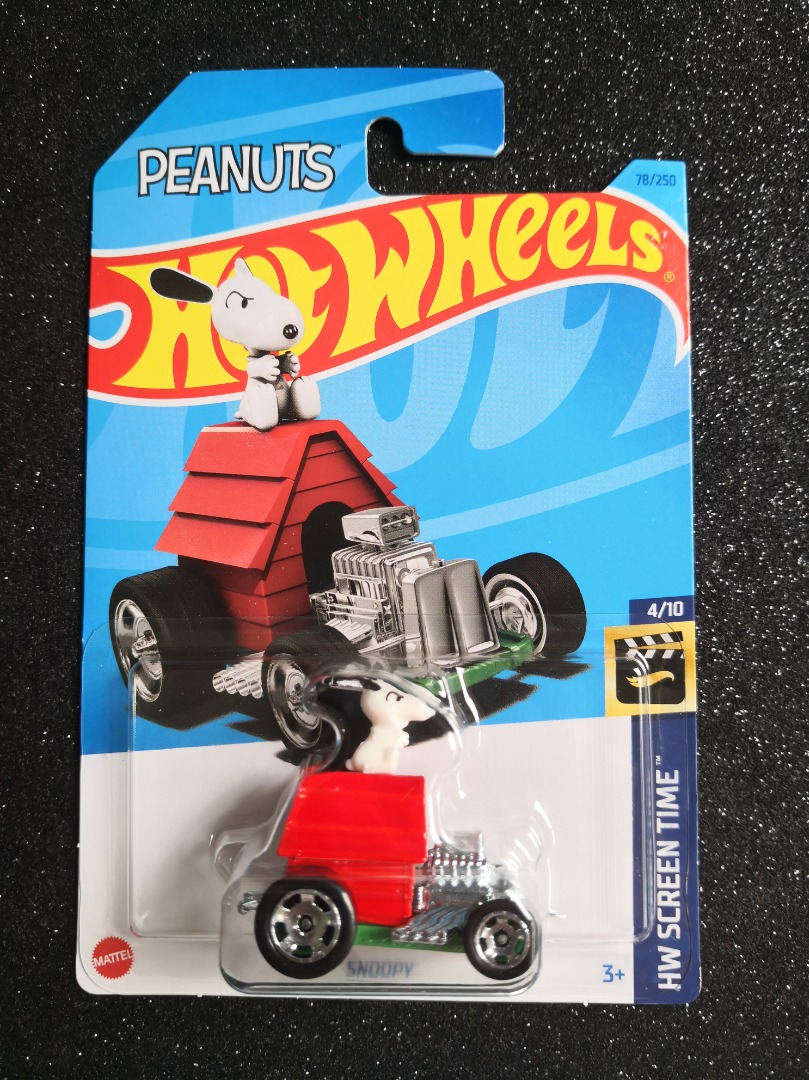 Hot Wheels Peanuts Snoopy Screen Time 2023 Hobbies Toys Toys