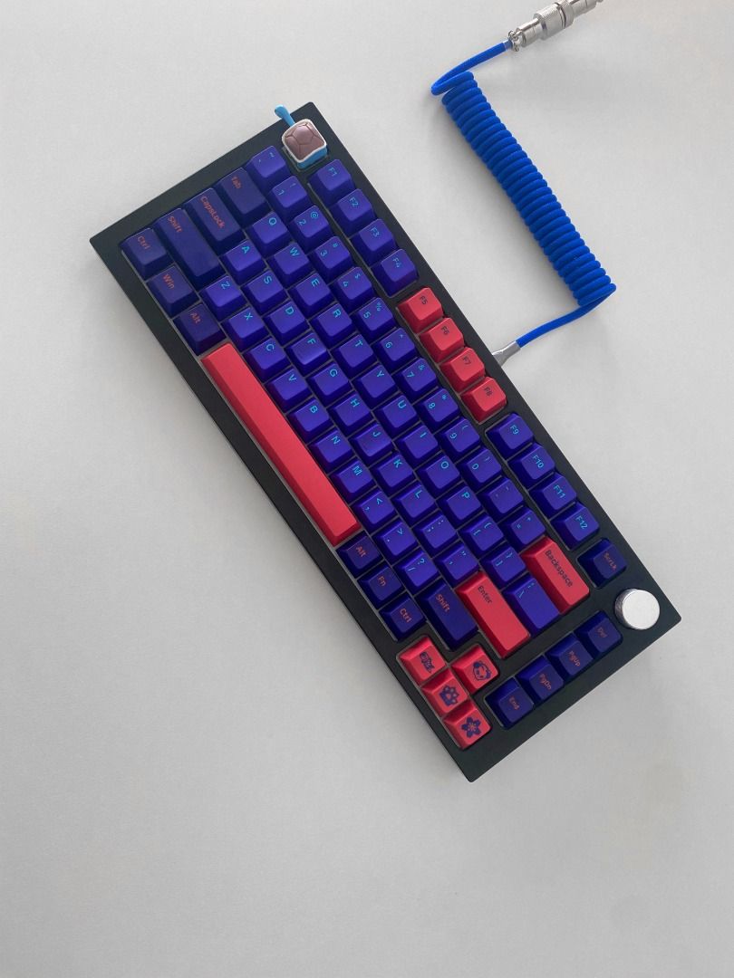 Fully Modded Hot Swappable Gasket Mounted Custom Mechanical Keyboard W Freebies Computers