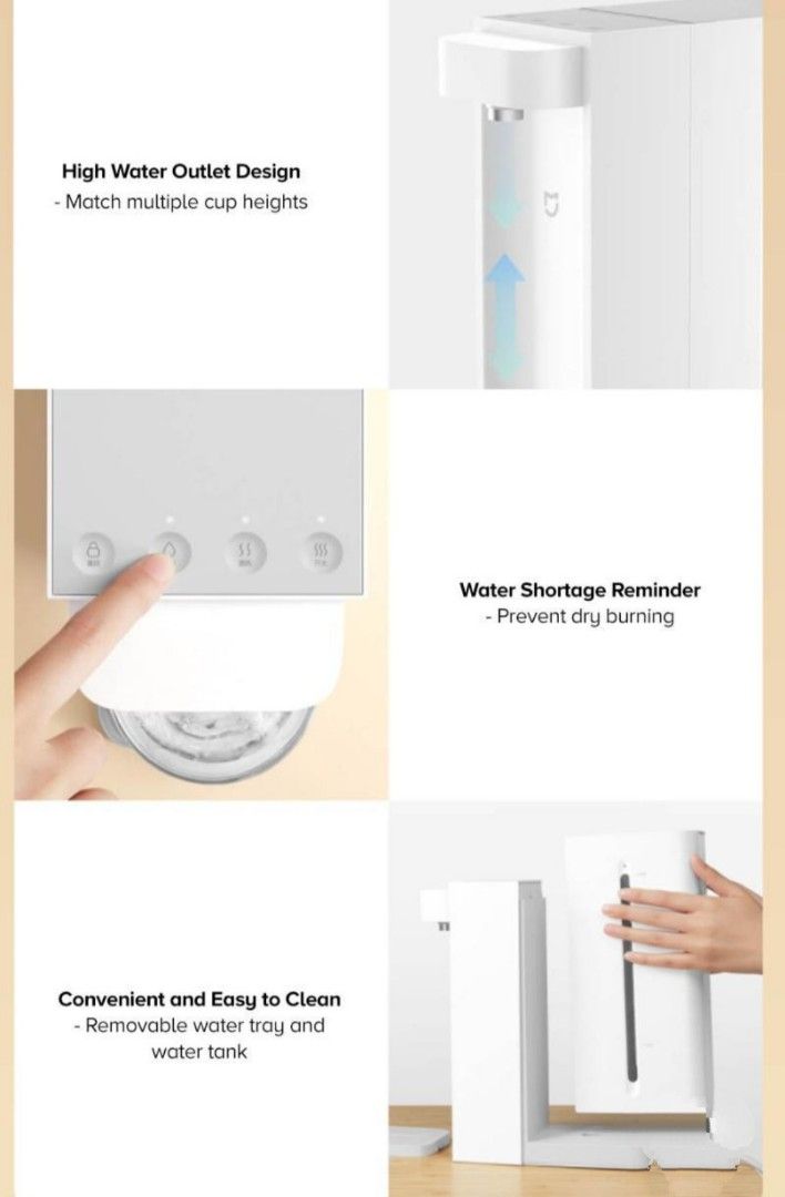 Xiaomi Mijia Hot Water Dispenser Drinking Fountain Instant Water Heating Machine C L Water
