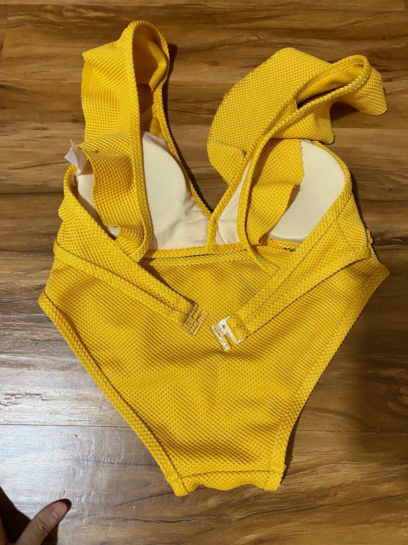 Cute Mustard Bikini Set Women S Fashion Swimwear Bikinis Swimsuits