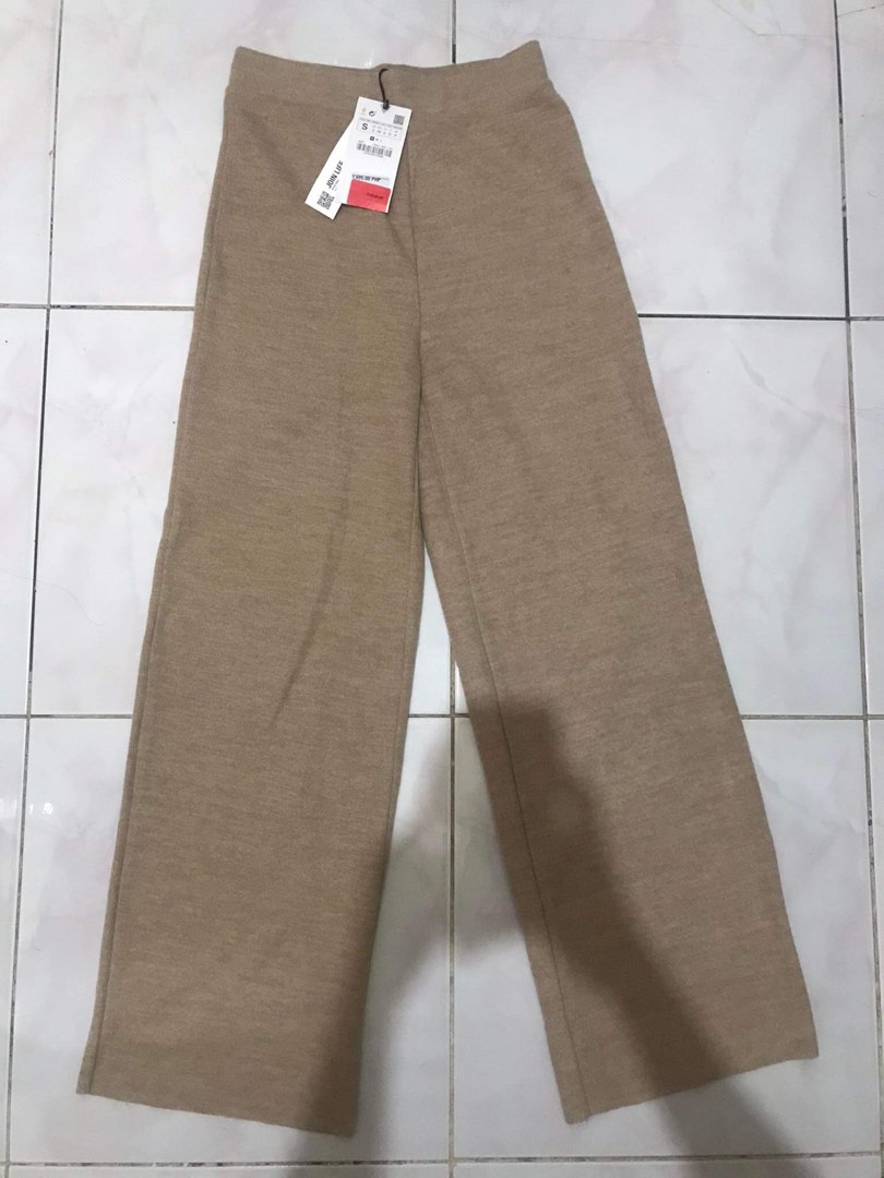 Zara Nude Trouser Women S Fashion Bottoms Other Bottoms On Carousell