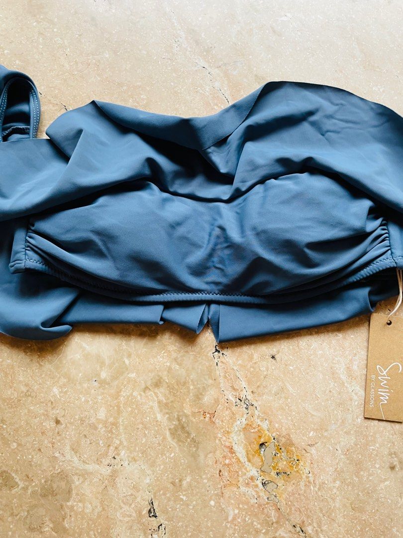 Swim By Glassons Bikini Top Blue Women S Fashion Swimwear Bikinis
