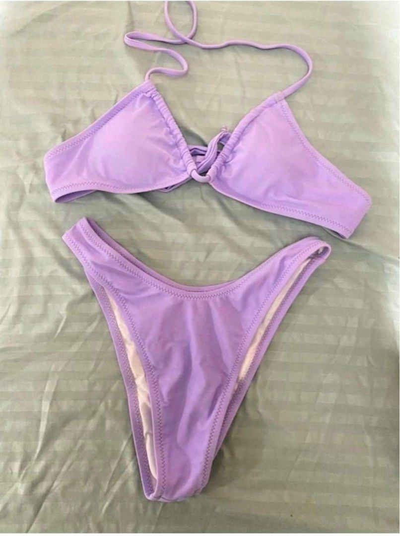 Esseantial Darcy Way Bikini Set Lilac Women S Fashion Swimwear