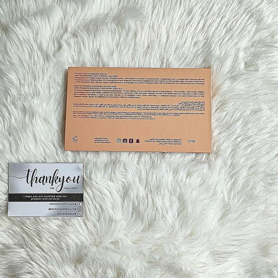 Huda Beauty Nude Eye Shadow Palette Beauty Personal Care Face