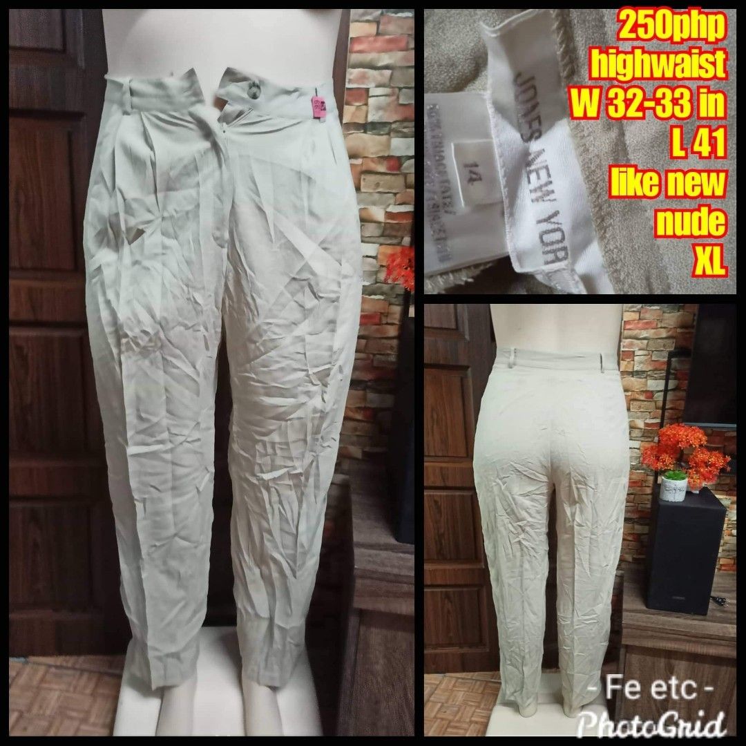 Hw Nude Trouser Women S Fashion Bottoms Other Bottoms On Carousell