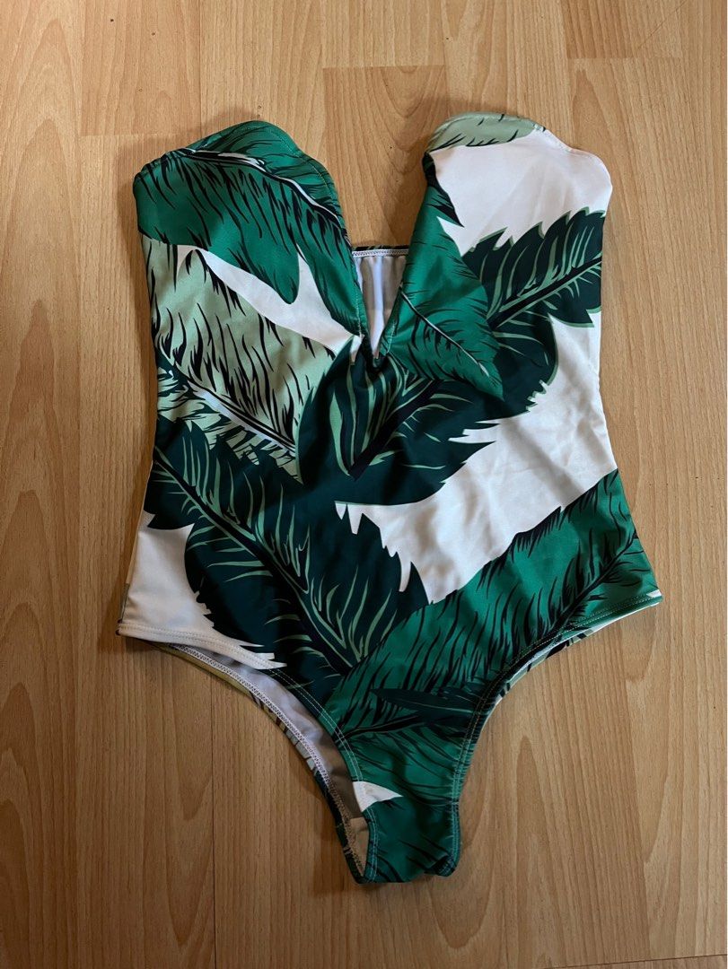 Green One Piece Bikini Women S Fashion Swimwear Bikinis Swimsuits