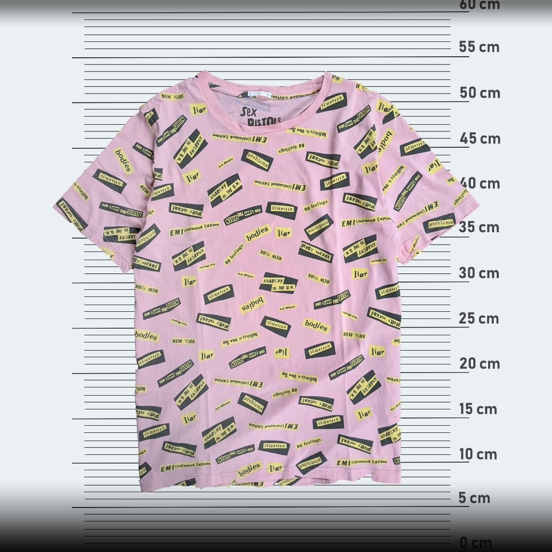 Gu Uniqlo Sex Pistol Band Tshirt Fesyen Wanita Pakaian Wanita