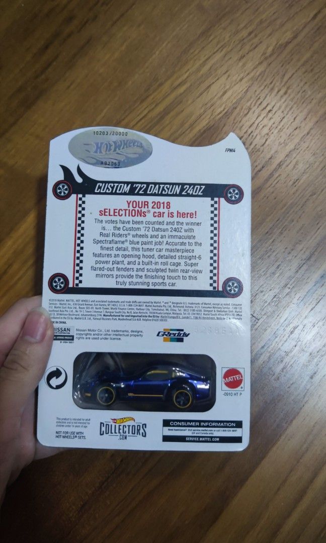 Hot Wheels RLC Datsun Z VHTF Hobbies Toys Toys Games On Carousell