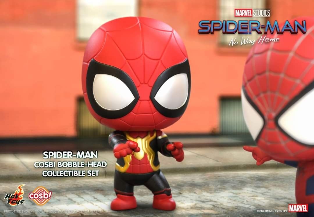 Ready Stocks Hot Toys Spiderman No Way Home Spiderman Piece Cosbaby Cosbi Collectible Set