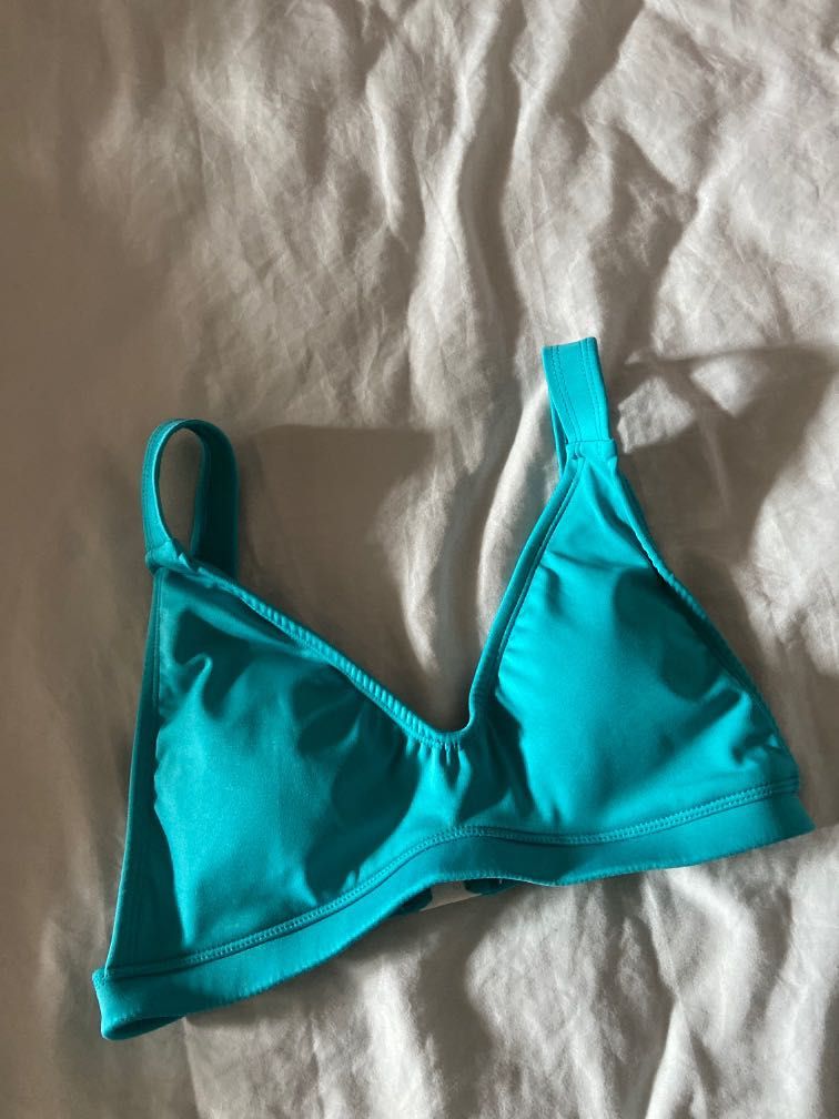 Sew Local Teal Bikini Set Women S Fashion Swimwear Bikinis Swimsuits On Carousell