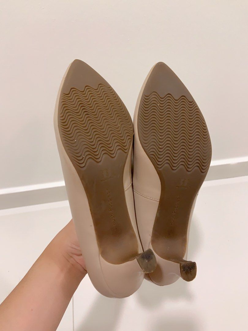 Hush Puppies Nude Heels Women S Fashion Footwear Heels On Carousell