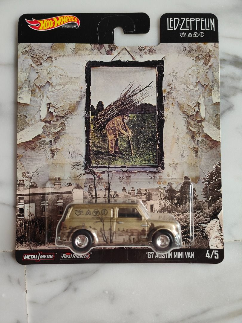 Hot Wheels 67 Austin Mini Van Led Zeppelin Pop Culture Series Hobbies Toys Toys Games On