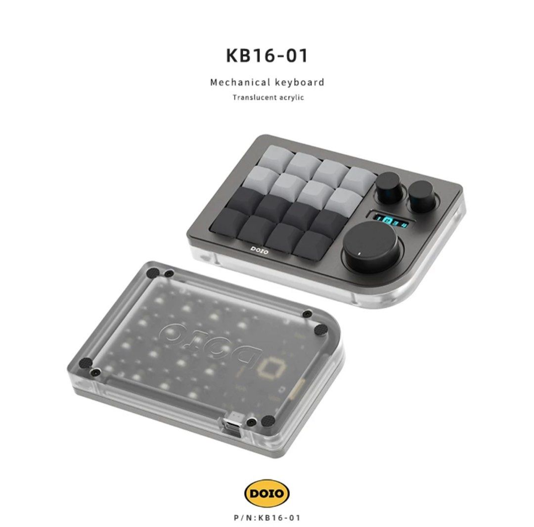 Instock Programmable Key Mechanical Keyboard Macropad With Knob Hot Swap Socket Rgb