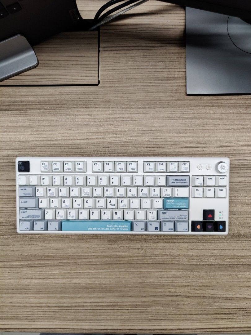 Cidoo Abm Tkl Hot Swap Rgb Ghz Bluetooth Wired Mechanical Knob Keyboard Nkro With