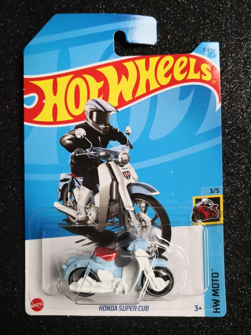 Hot Wheels Honda Super Cub Blue Hobbies Toys Toys Games On Carousell